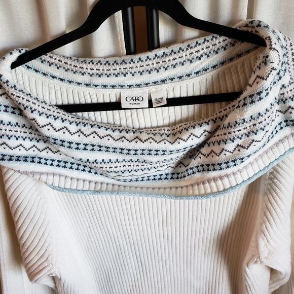 Cato 22/24W plus size long sleeve sweater - Picture 3 of 4